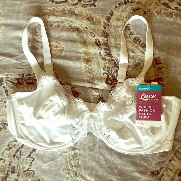 Olga Other - NWT Olga “Lace Escape” Unlined Bra, 40D
